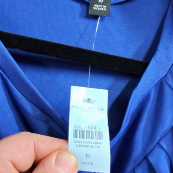 Ann Taylor Royal Blue Blouse - Picture 3 of 7